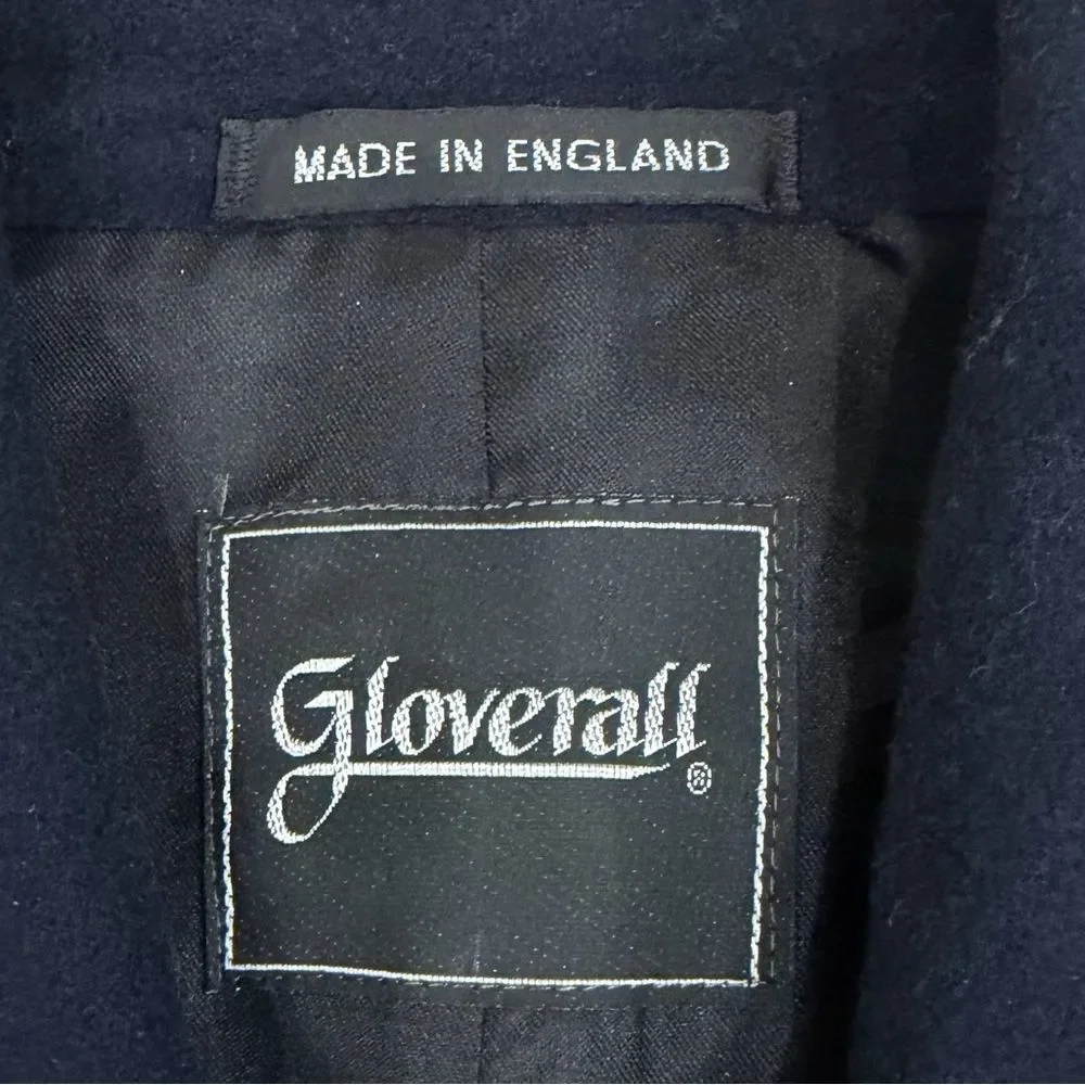 Gloverall Wool Blend Peacoat Double Breasted Military Style Coat FR 44 US 12